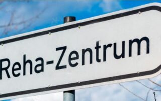 Schild zum Reha-Zentrum als Bild zur Veranstaltung