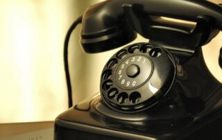 Foto altes Telefon